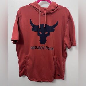 Under Armour Project Rock Red Hoodie